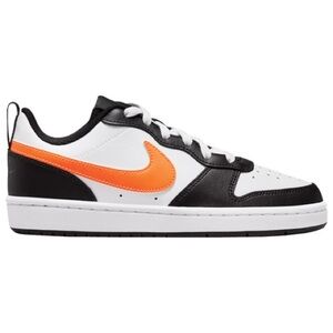 Nike Kids' White, Black, and Orange Sneakers - Like new